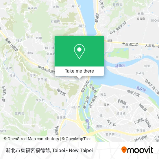 新北市集福宮福德爺地圖