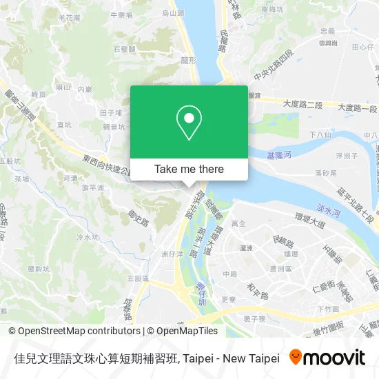 佳兒文理語文珠心算短期補習班地圖