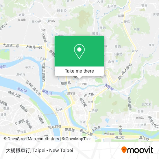 大橋機車行地圖