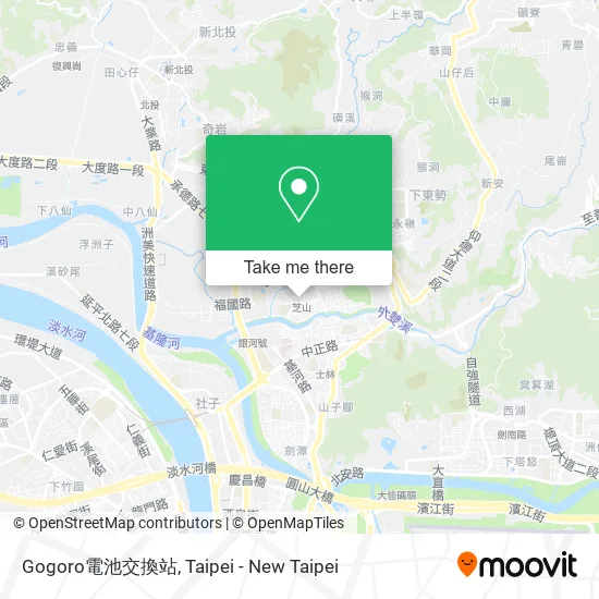 Gogoro電池交換站 map
