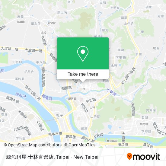 鯨魚租屋-士林直營店 map