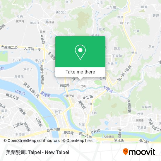 美蘭髮廊 map