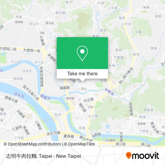 志明牛肉拉麵 map