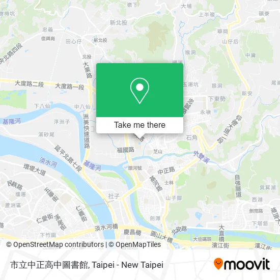 市立中正高中圖書館 map