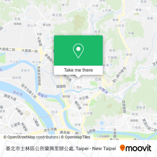 臺北市士林區公所蘭興里辦公處 map