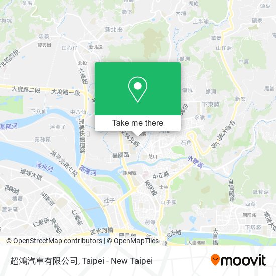 超鴻汽車有限公司 map