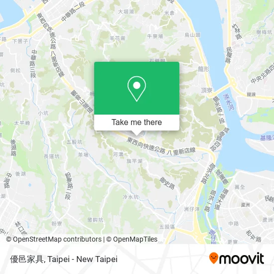 優邑家具 map