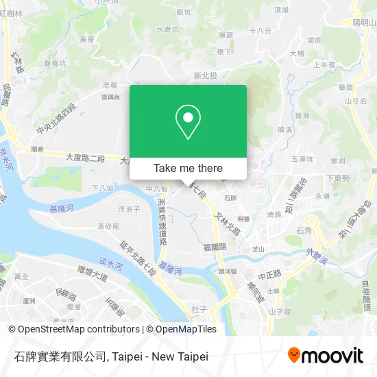 石牌實業有限公司地圖