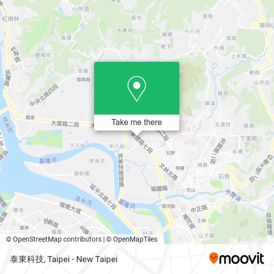 泰東科技 map