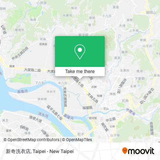 新奇洗衣店 map