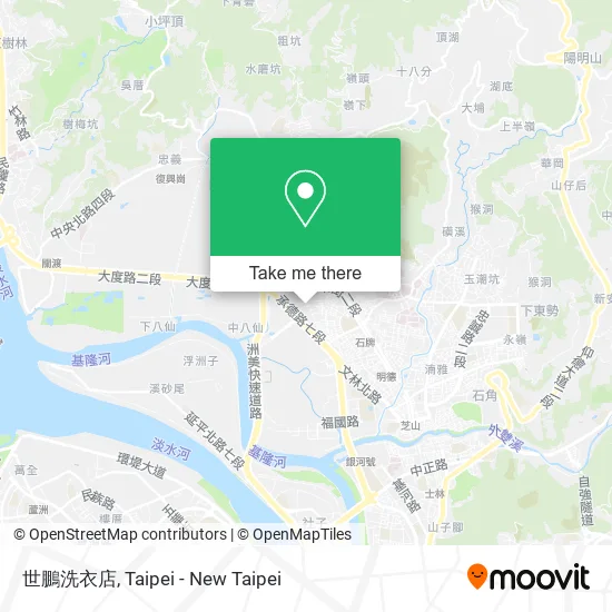世鵬洗衣店 map