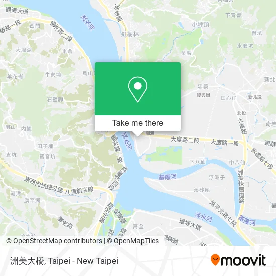 洲美大橋 map