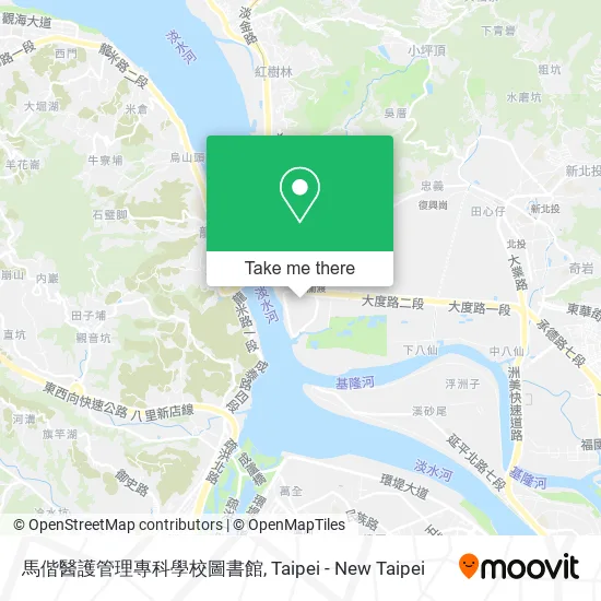 馬偕醫護管理專科學校圖書館 map