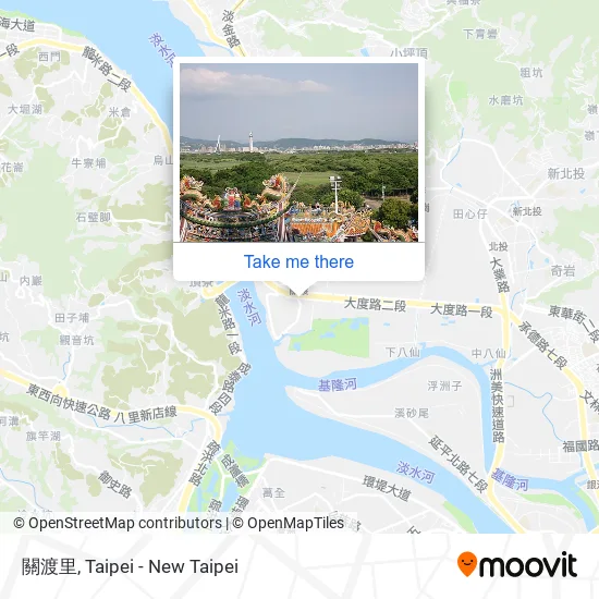 關渡里地圖