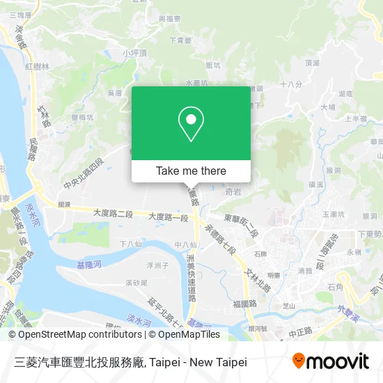三菱汽車匯豐北投服務廠 map