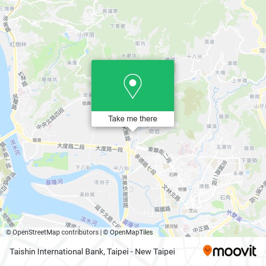 Taishin International Bank map