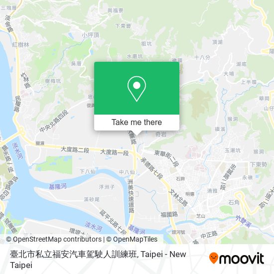 臺北市私立福安汽車駕駛人訓練班 map