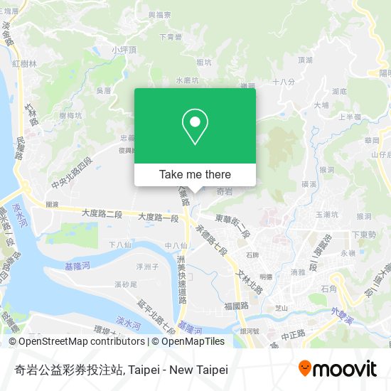 奇岩公益彩券投注站 map