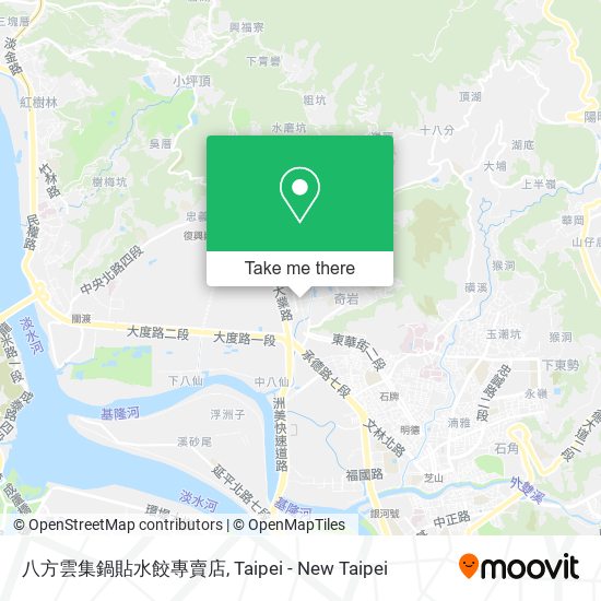 八方雲集鍋貼水餃專賣店地圖