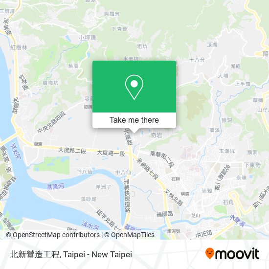 北新營造工程 map