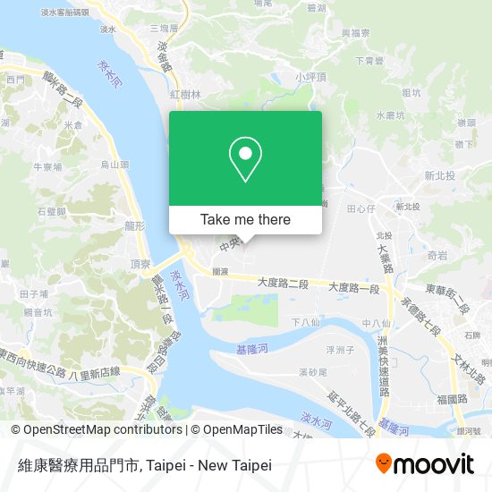 維康醫療用品門市地圖