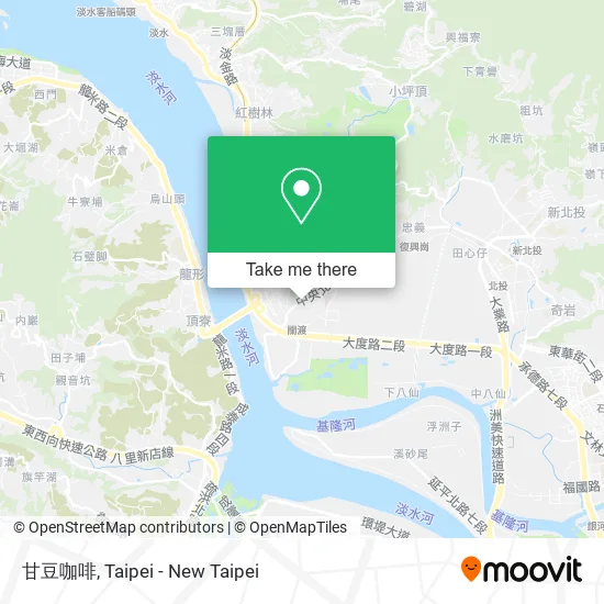 甘豆咖啡 map