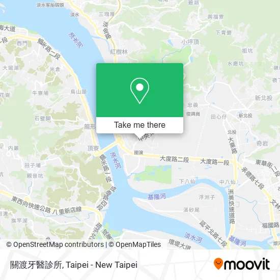 關渡牙醫診所地圖