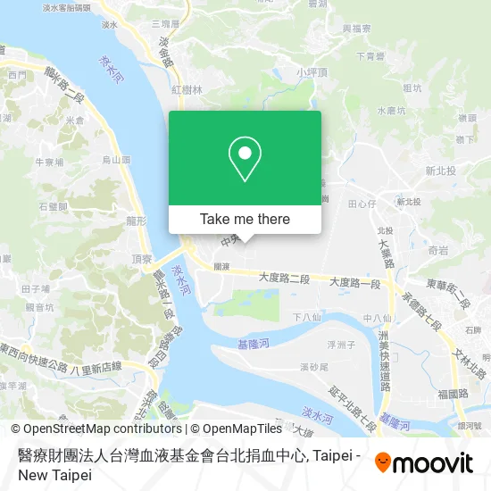 醫療財團法人台灣血液基金會台北捐血中心 map
