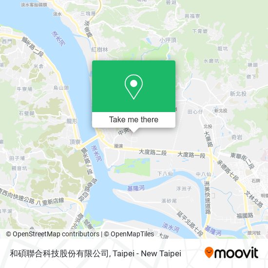 和碩聯合科技股份有限公司地圖