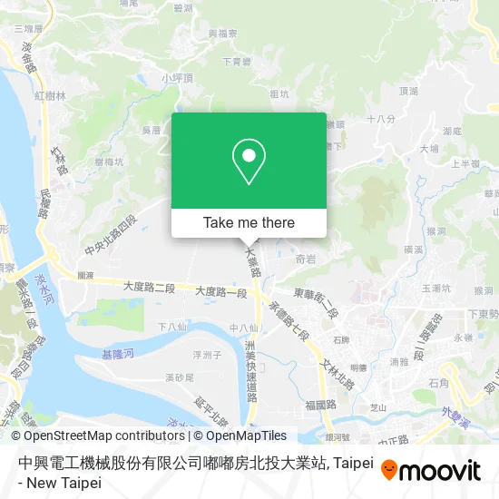中興電工機械股份有限公司嘟嘟房北投大業站 map