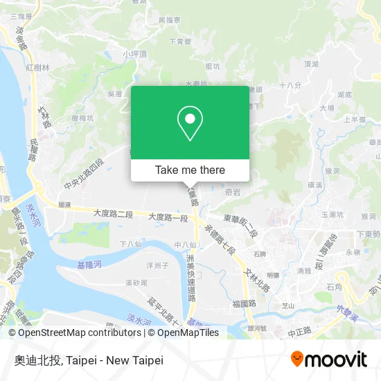 奧迪北投 map