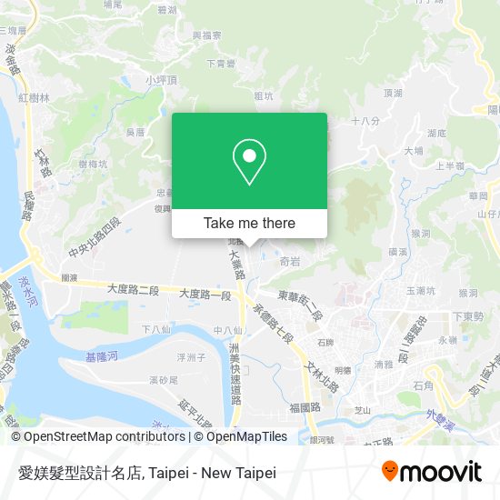 愛媄髮型設計名店 map