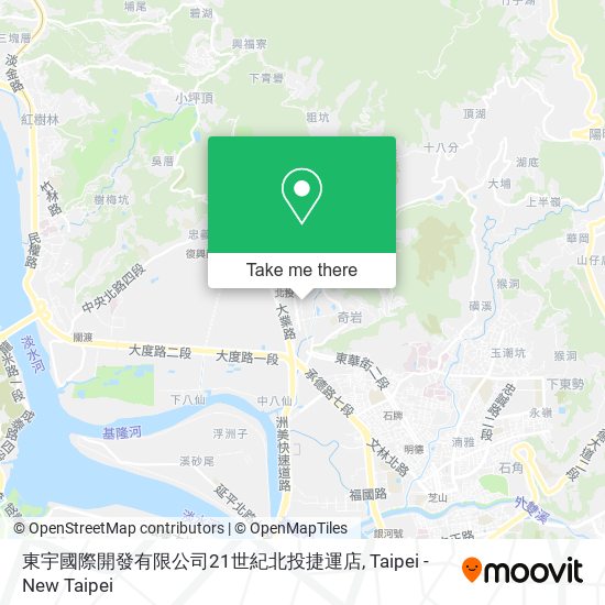 東宇國際開發有限公司21世紀北投捷運店 map