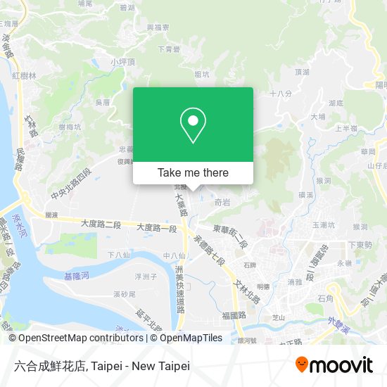 六合成鮮花店 map