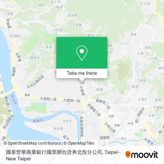 國泰世華商業銀行國票聯合證券北投分公司 map