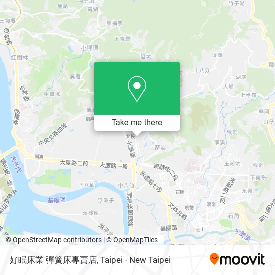 好眠床業 彈簧床專賣店 map