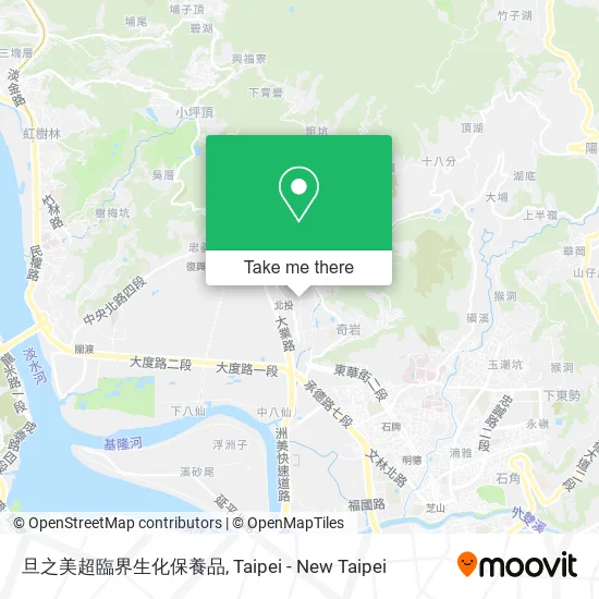 旦之美超臨界生化保養品 map