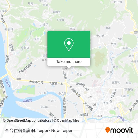 全台住宿查詢網 map