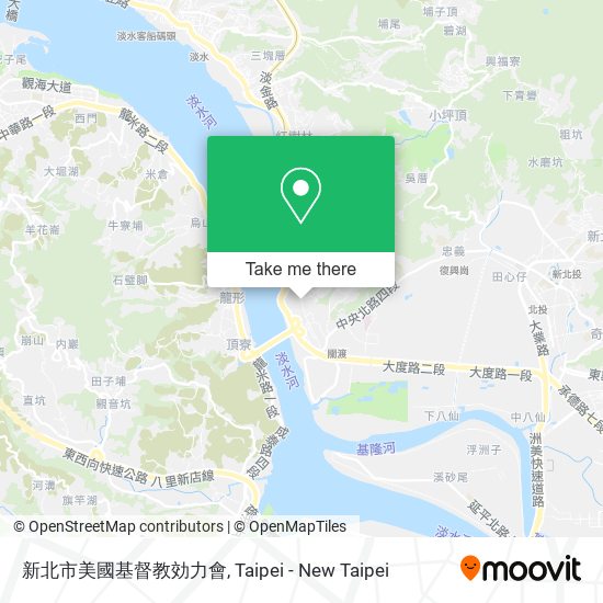 新北市美國基督教効力會 map