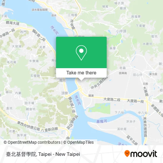 臺北基督學院地圖