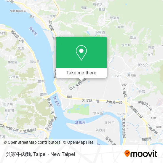 吳家牛肉麵 map