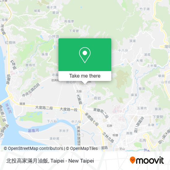 北投高家滿月油飯地圖