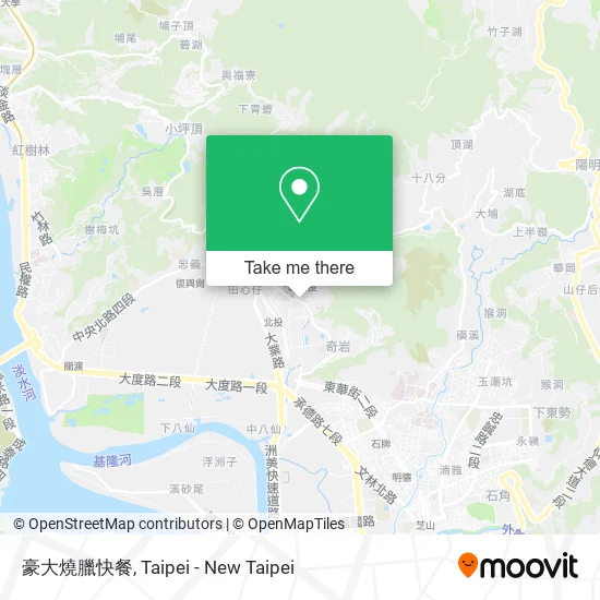 豪大燒臘快餐地圖