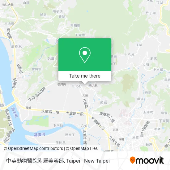 中英動物醫院附屬美容部 map