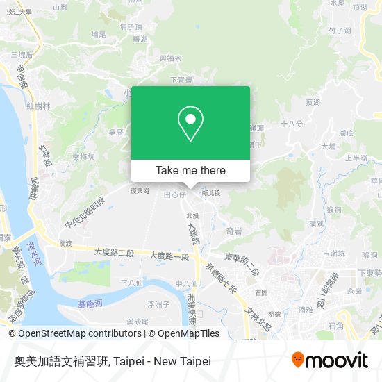 奧美加語文補習班 map