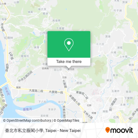 臺北市私立薇閣小學 map