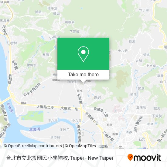 台北市立北投國民小學補校 map