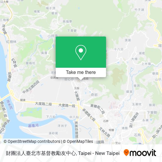 財團法人臺北市基督教勵友中心地圖