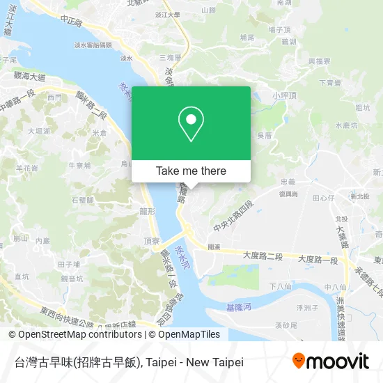 台灣古早味(招牌古早飯)地圖