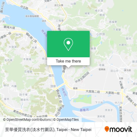 景華優質洗衣(淡水竹圍店) map